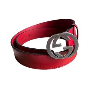 Gucci Interlocking GG Leather Belt - size 90 & 95 winners choice
